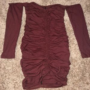 off the shoulder shein dress size 6 Medium! brand new no flaws.